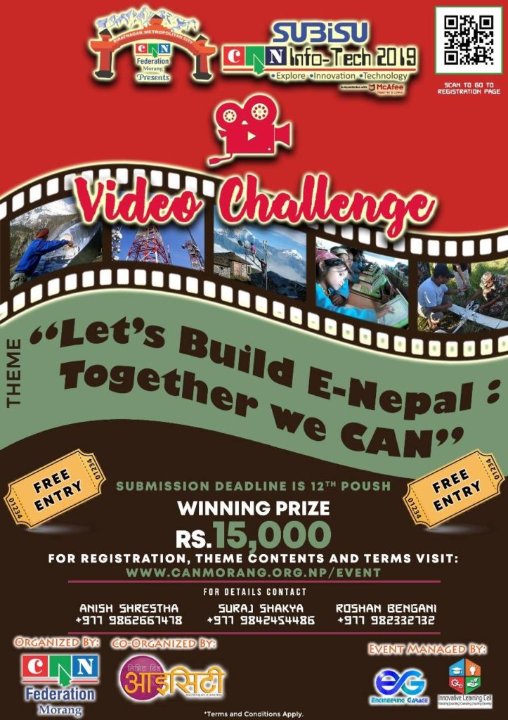 CAN Info-Tech 2019 Biratnagar - Video Challenge