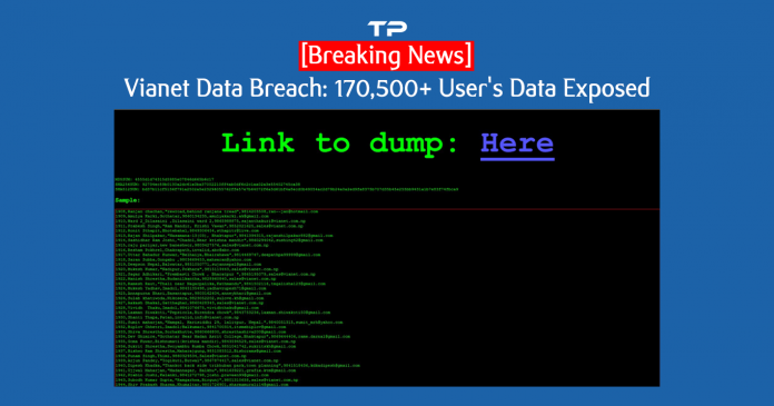 Vianet Data Breach 2020