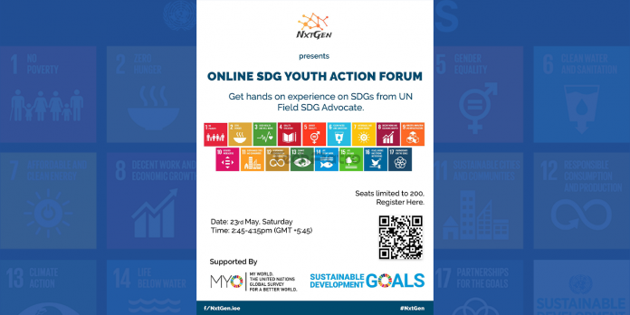 NxtGen is plotting to organize Online SDG Youth Action Forum