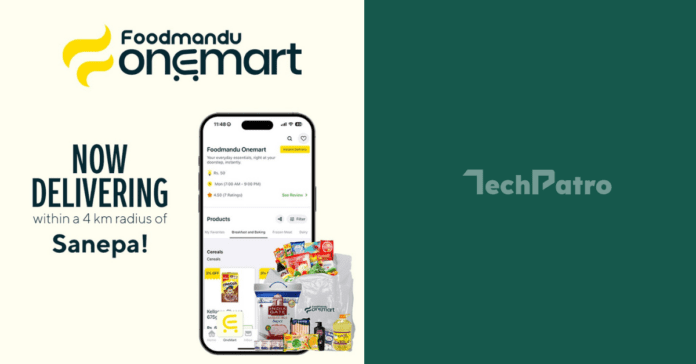 Foodmandu OneMart grocery delivery service expansion in Lalitpur